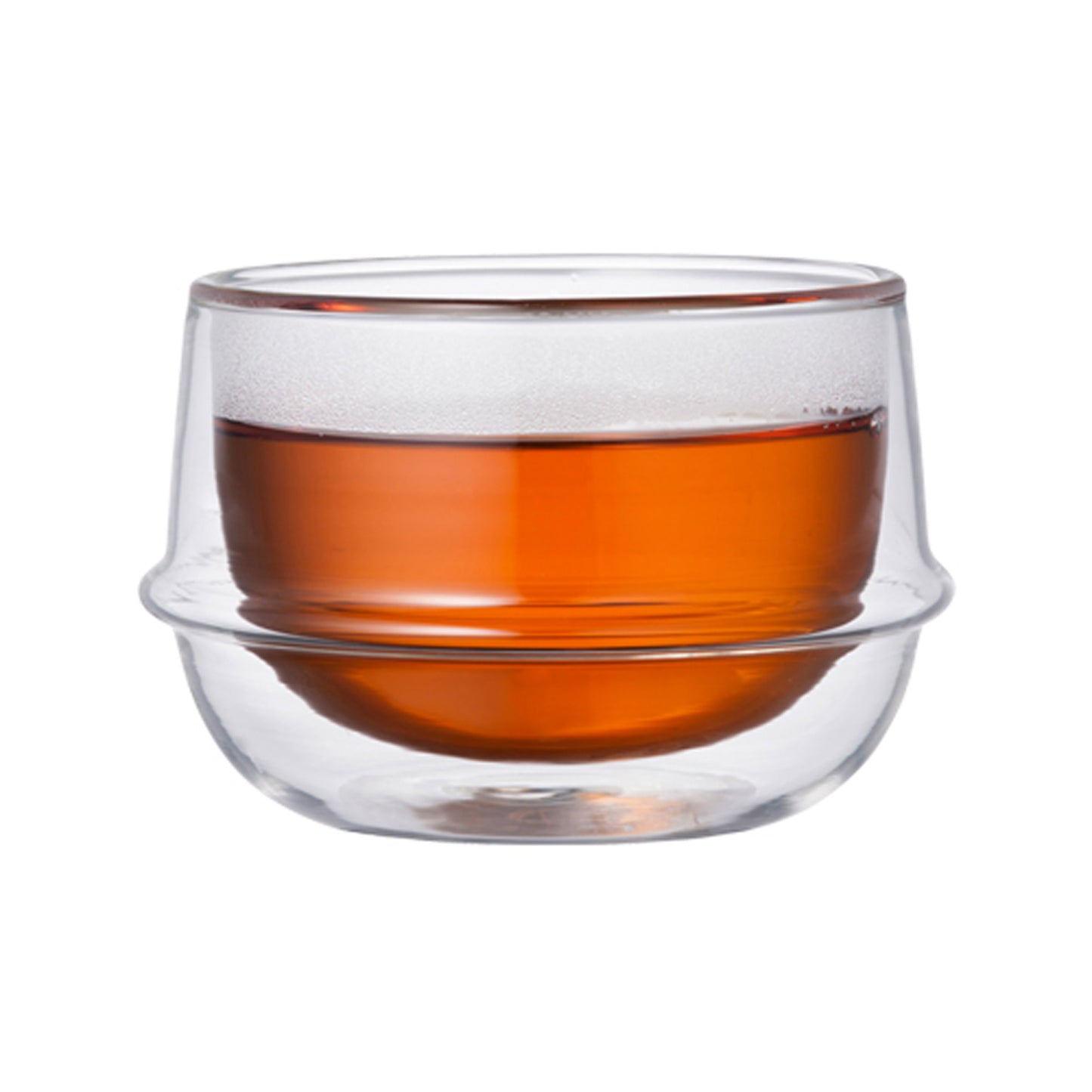 KINTO 23105 KRONOS Double Wall Tea Cup, 6.8 fl oz (200 ml), Heat-Resistant Glass, Microwave and Dishwasher Safe, Gift, Present