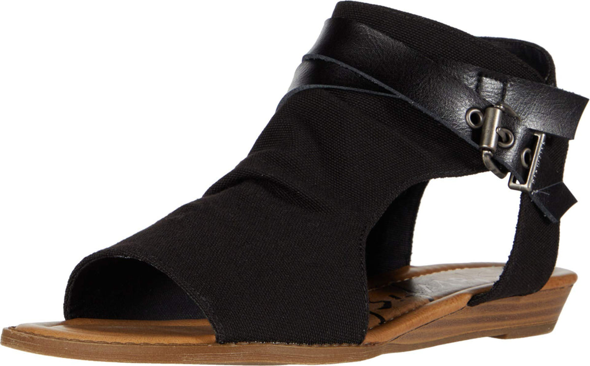 Blowfish Malibu Women's Fashion Casual Sandal Balla4Earth BlackSands Recycle, 7.5