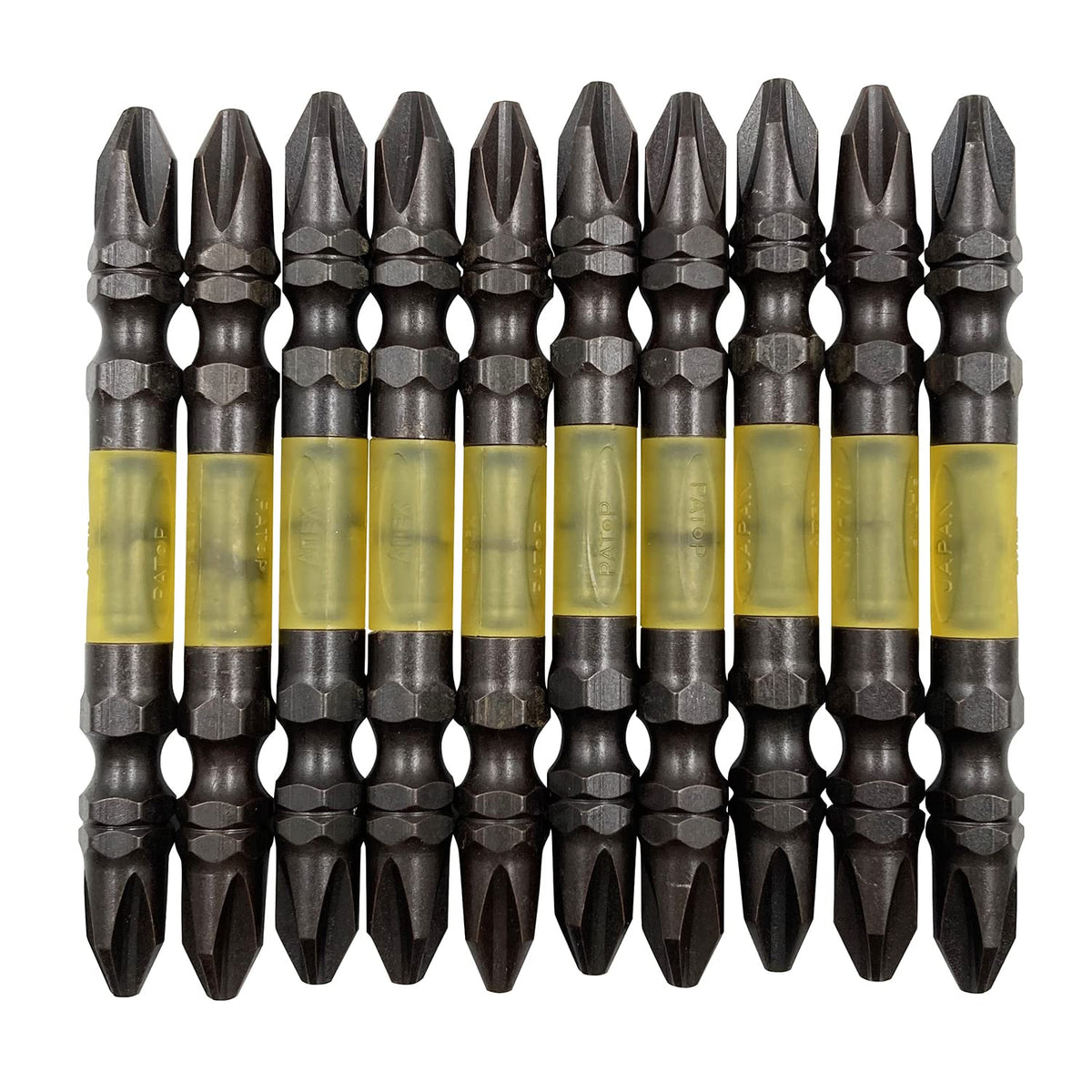 ANEX ABR-14M Black Dragon Toughness Bit, Double Headed, Tough +0.08 x 2.6 inches (2 x 65 mm), Pack of 10