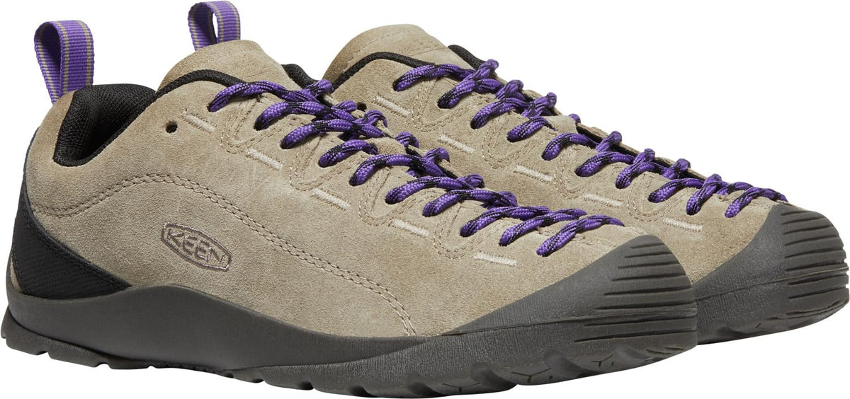 KEEN Women's Jasper Low Height Climbing Approach Style Sneakers, Brindle/Tillandsia Purple, 9