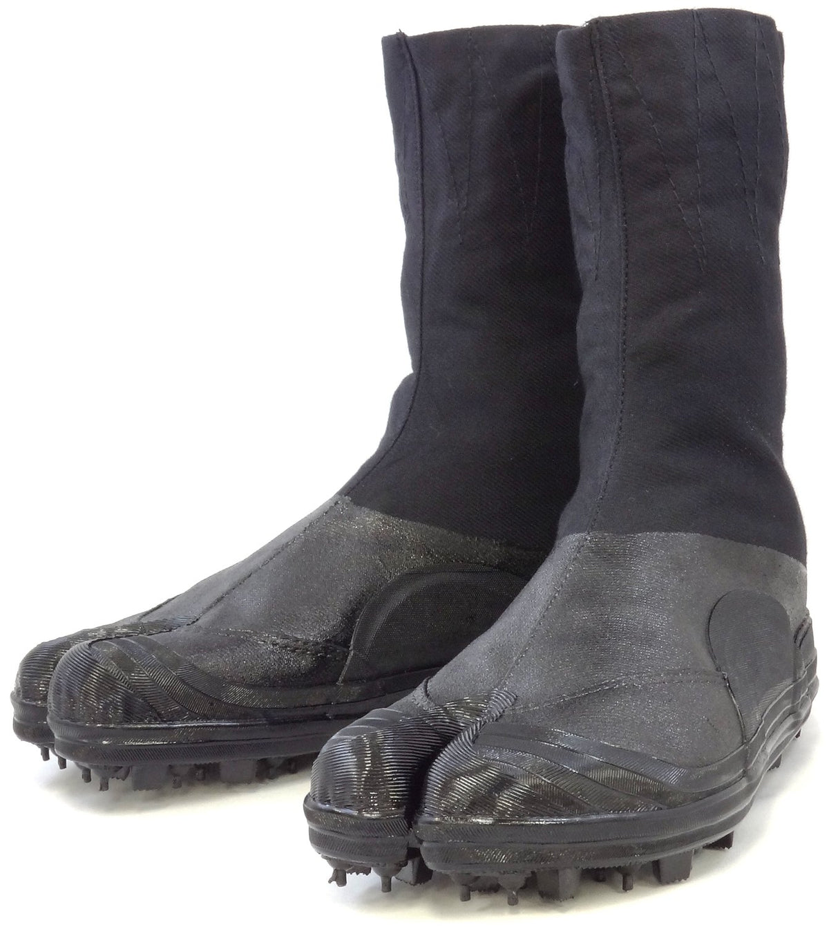 Tabi Shoes Spike, Jikatabi Boots, Rikio Durable Tabi Ninja Boots (JP 26cm US Men Size 8 Women Size 9) Black