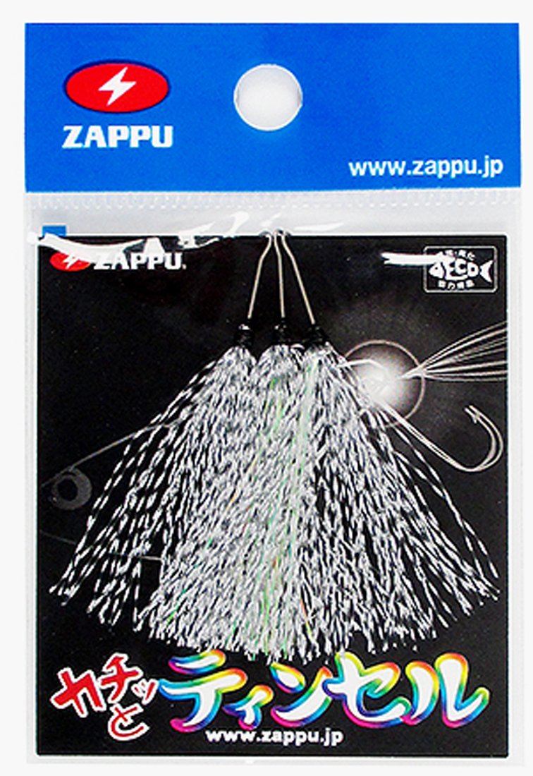 ZAPPU Clicking Tinsel, Long Type, Pearl.
