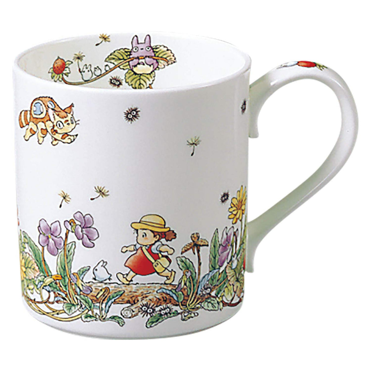 Noritake T97265/4660-3 Noritake My Neighbor Totoro 400cc Snake Strawberry Hen Microwave Safe 1 Piece Bone China Mug