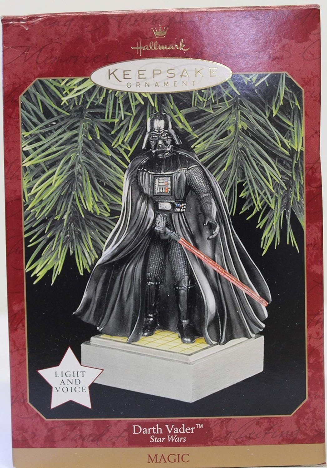 Hallmark Keepsake Magic Ornament - Star Wars Darth Vader 1997