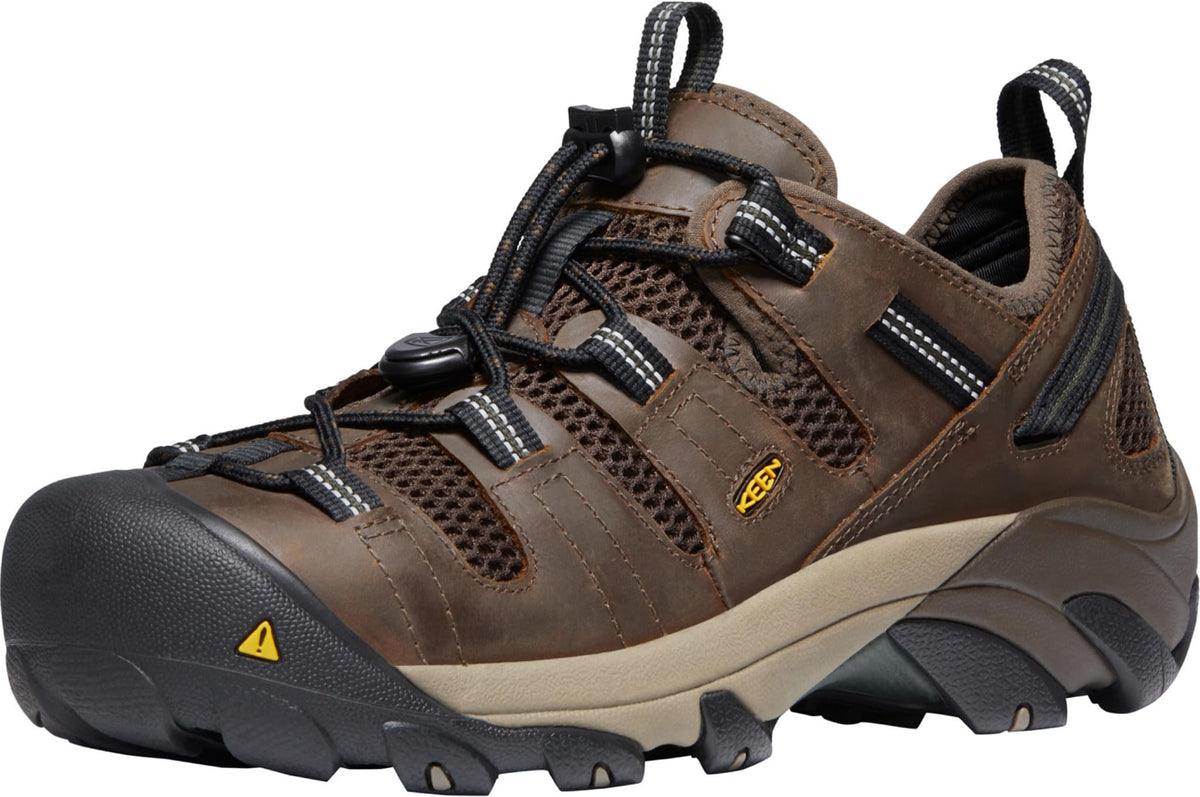 KEEN Utility Men's Atlanta Cool-M Industrial Shoe, Cascade Brown/Forest Night, 13 Wide
