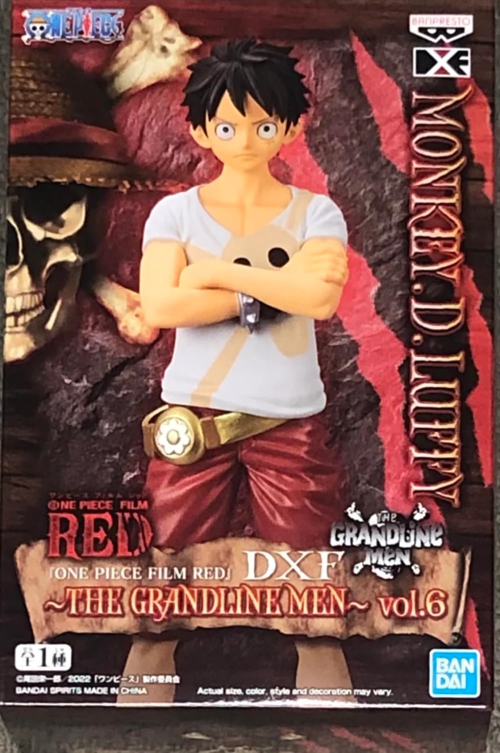 BanPresto - One Piece Film: Red - DXF - The Grandline Men - Vol.6 Monkey D. Luffy Statue