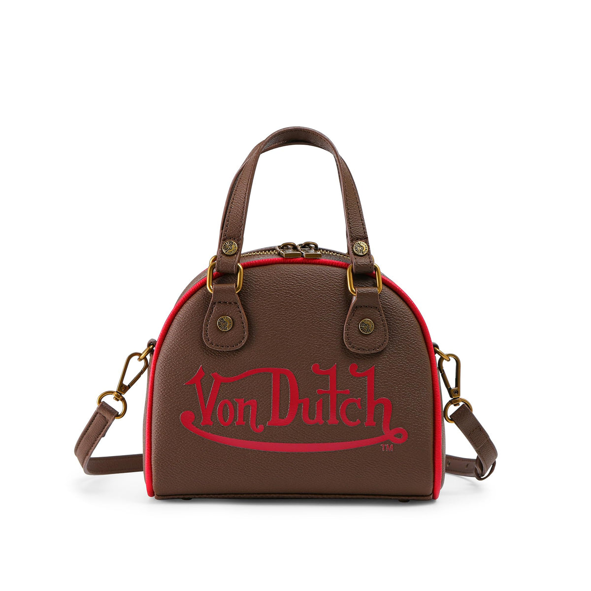 Von Dutch Womens Two Tone (Dark Brown and Red)