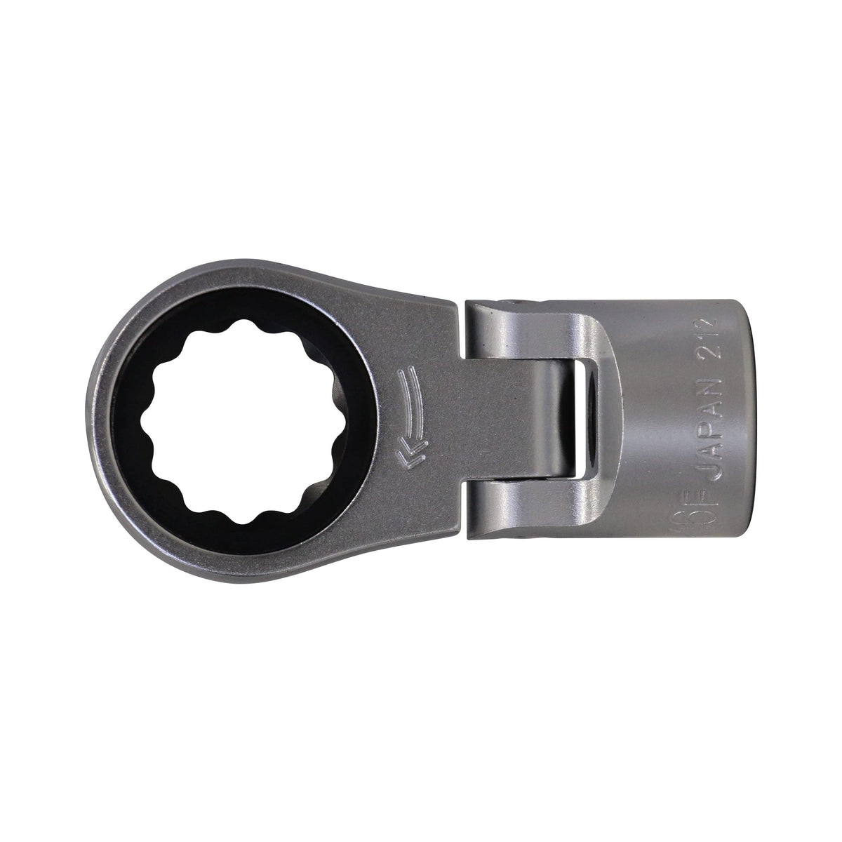 Tone HP3RM-16F Flex Ratchet Eyeglass Socket, 3/8 inches (9.5 mm), 2 Sided Width 0.6 inches (16 mm)