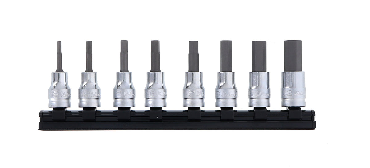 Ko-ken RS3010MZ/8-L50 3/8 Sq. Dr. Bit Socket set 3-12mm Hex 200mm Z-series 8 pieces