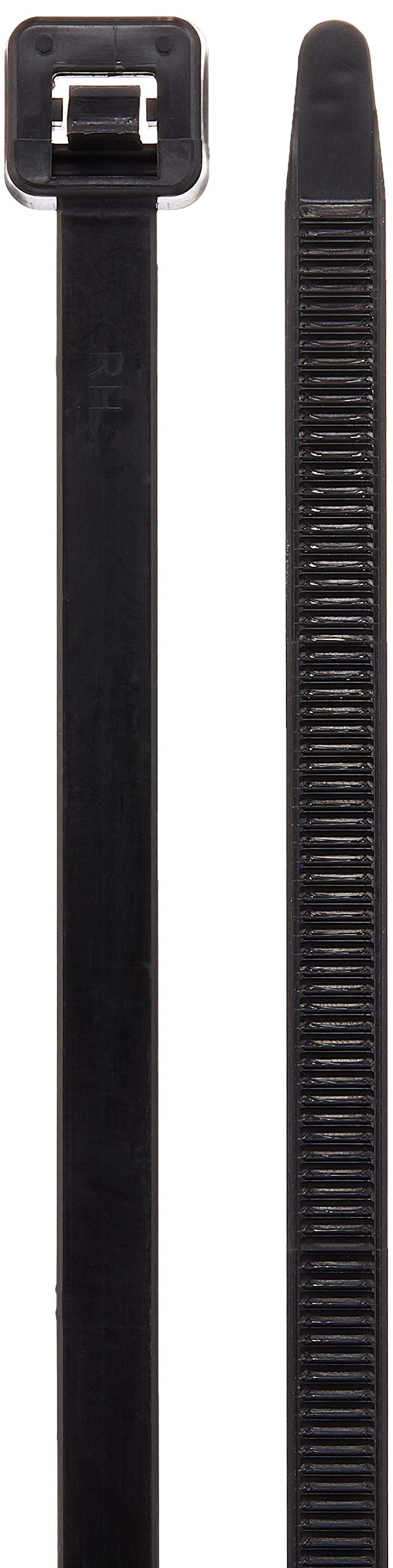 S Industries SG-RH350W Heavy Repeat Tie, Release Type, Weather Resistant, Heat Resistant, Length 13.8 inches (350 mm), Black (50 Pieces)