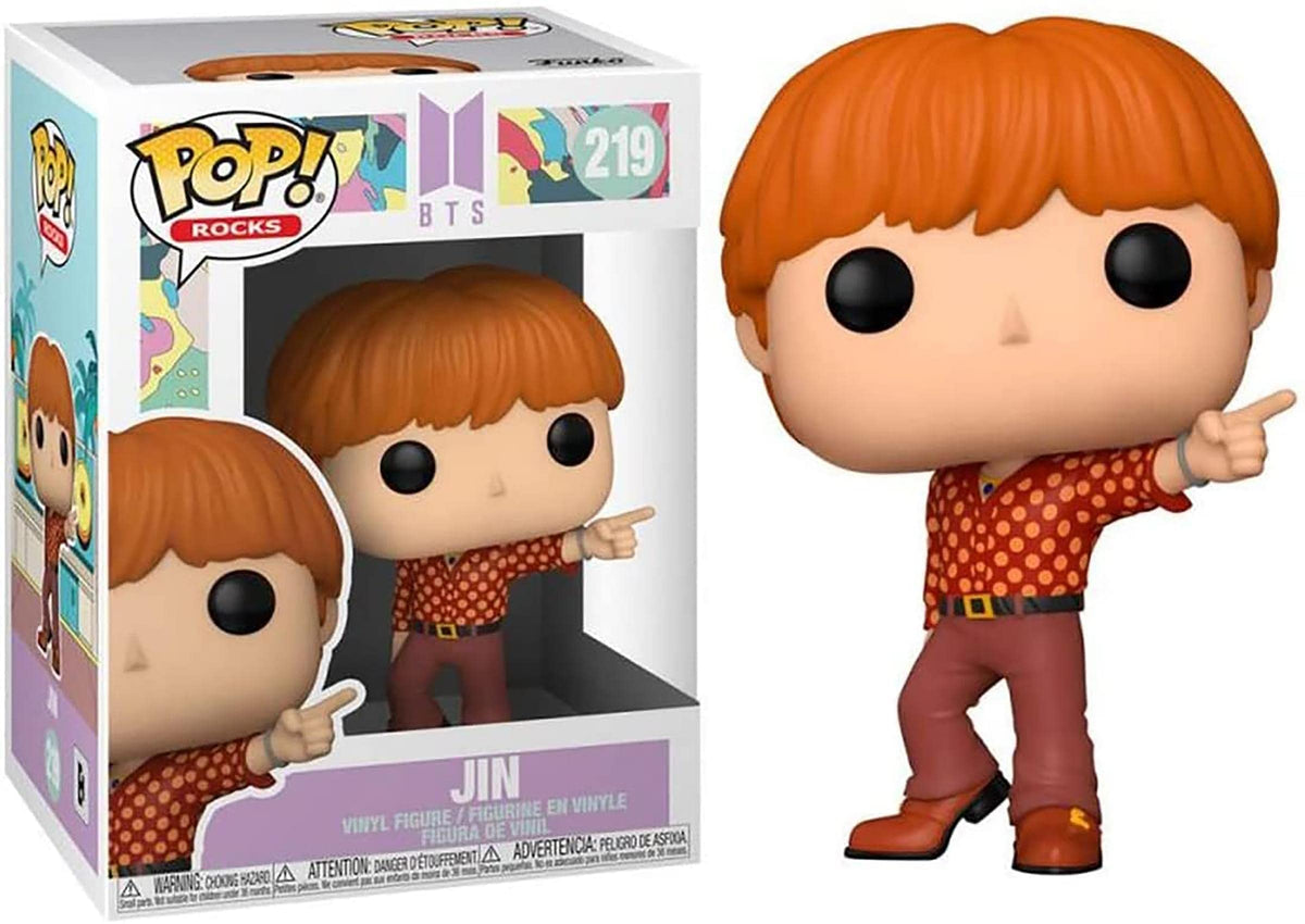 Funko Pop Rocks: BTS - Dynamite - Jin, Standard - Collectable Vinyl Figure - Gift Idea - Official Merchandise - Toys for Kids & Adults - Music Fans - Model Figure for Collectors and Display