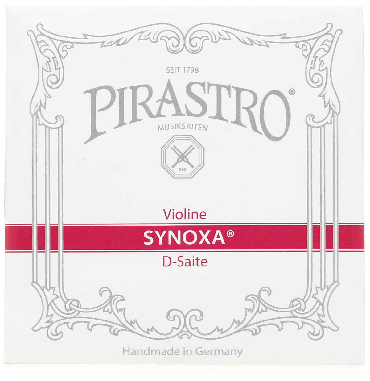 Pirastro Synoxa Violin D String - 4/4 Size, Medium Gauge, Aluminum