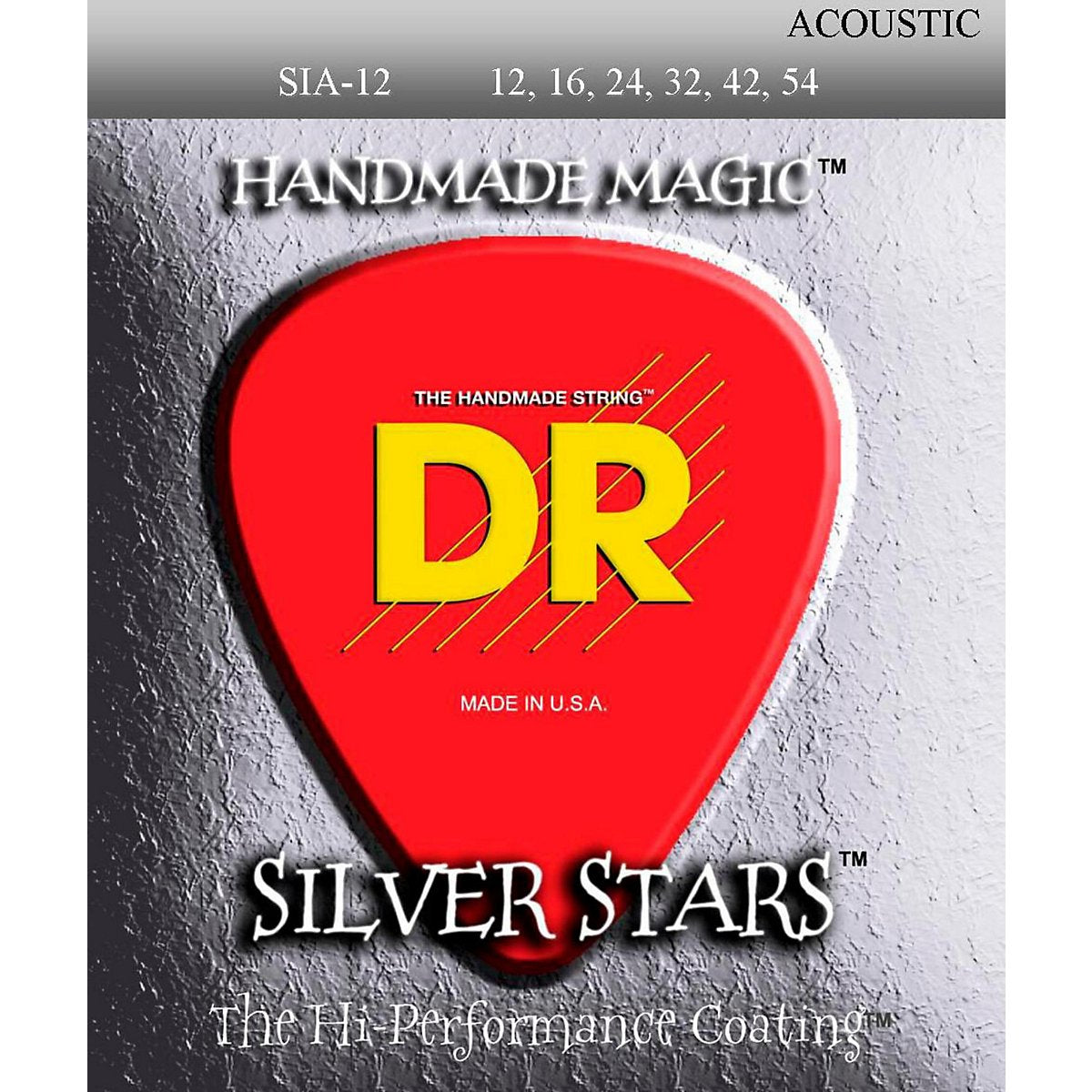 DR Silver Stars Acoustic Medium, / Strings (SIA12)