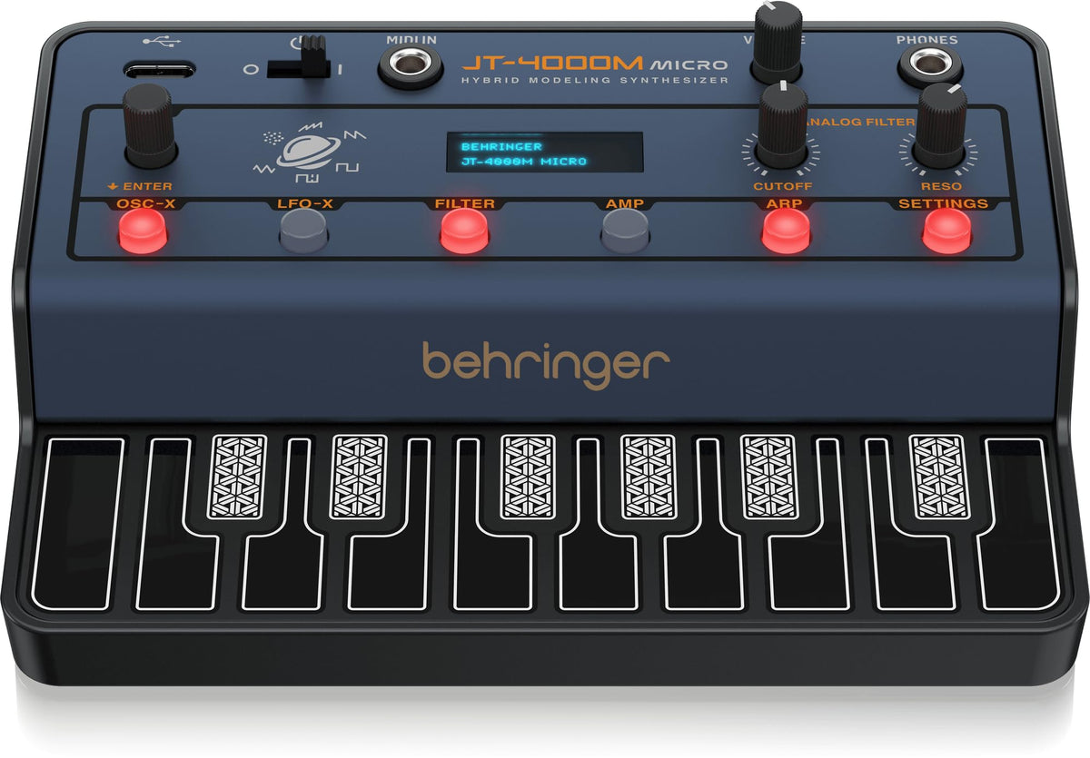 Behringer JT-4000M MICRO Micro Keyboard Synthesizer for Portability