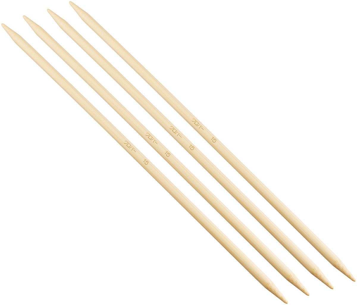 Clover 54-415 Takumi 4 Needles, No. 15