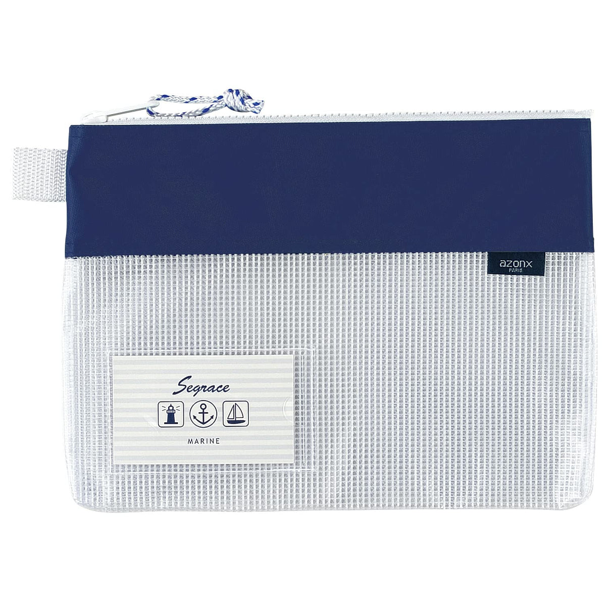 Sekisei AZ-2325 Multi-Case Segress Mesh Case A5 Navy Blue
