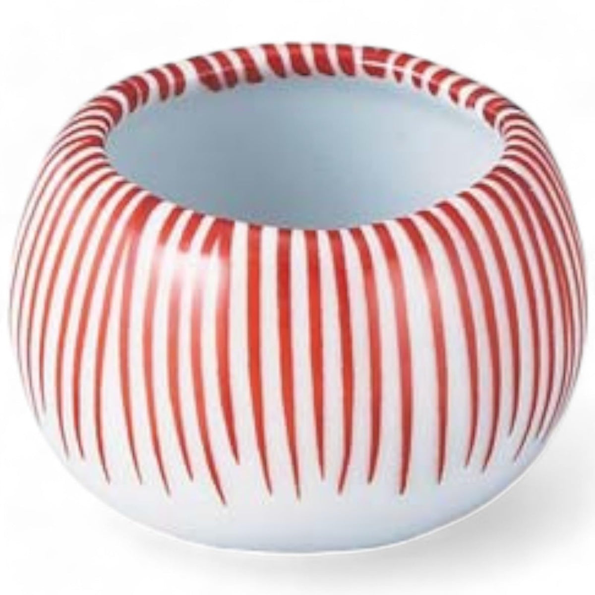 匠美風(Sho Bifu) Takumikaze Arita Ware 2.4 inches (6 cm) Serving Plate, Vermilion Sentsuji Jar, Delicacy, Large, Made in Japan