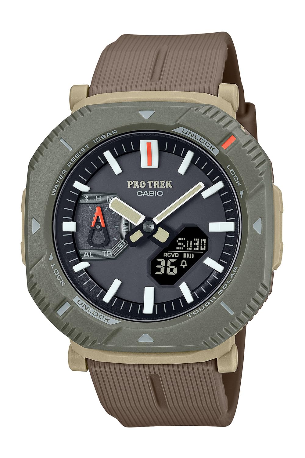 Casio PRJ-B001-5JF PRO Trek Hiker Line Earth Color Theme Model Japan Import