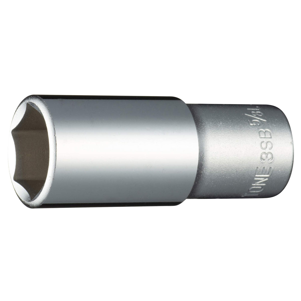 TONE SAE Size 6 Point 3/8" Drive Deep Socket (3SB-20L)