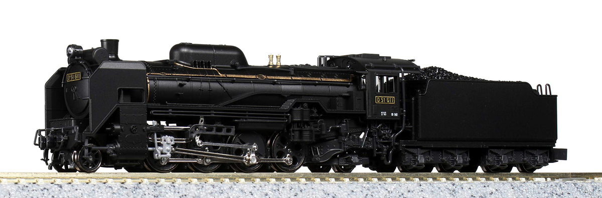 KATO N Gauge D51 Standard Form 2016-9 Model Railroad steam Locomotive