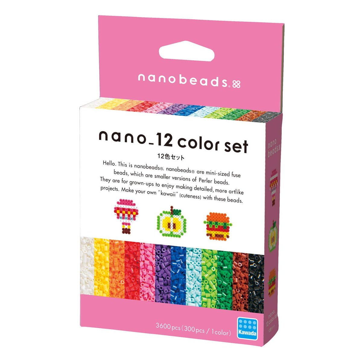 Kawada Nano-Beads 12 Color Set 80-54360