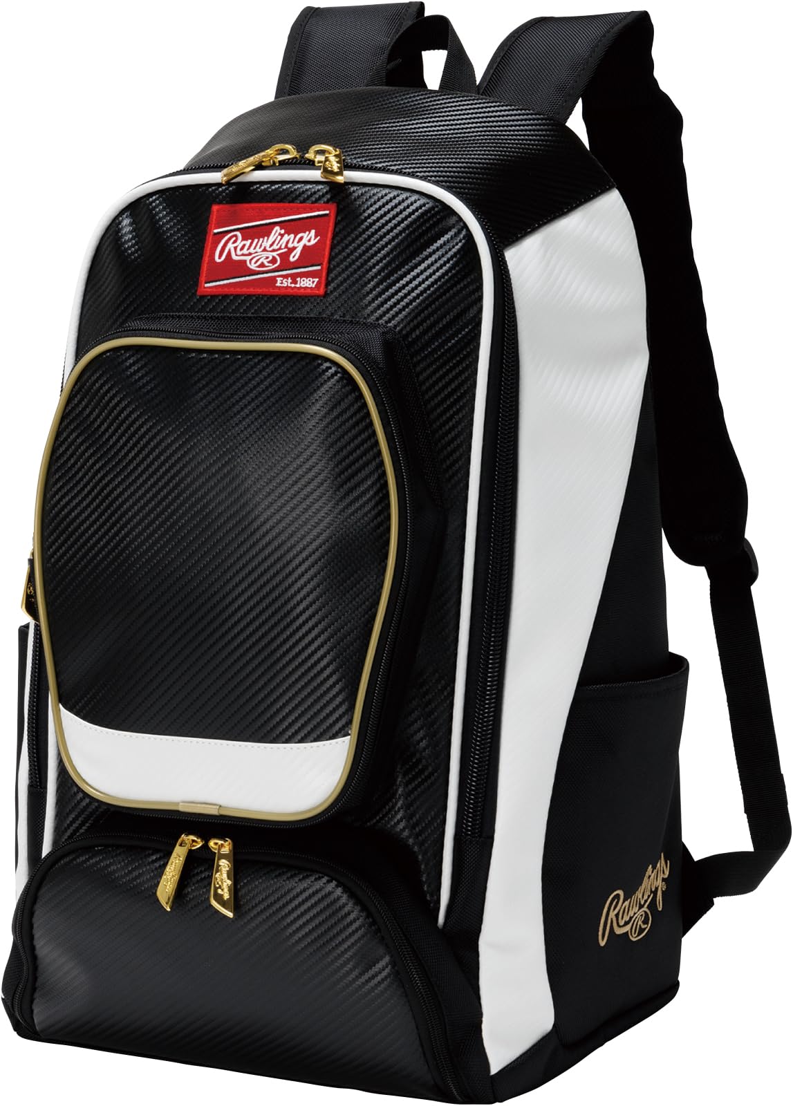 ローリングス(Rawlings) Backpacks, Multicolor (Black/White), W34×H54×D21cm