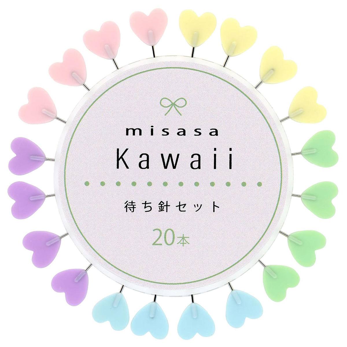 Misasa Kawaii Waiting Hands, Heart, 20 Pieces, No. 8135