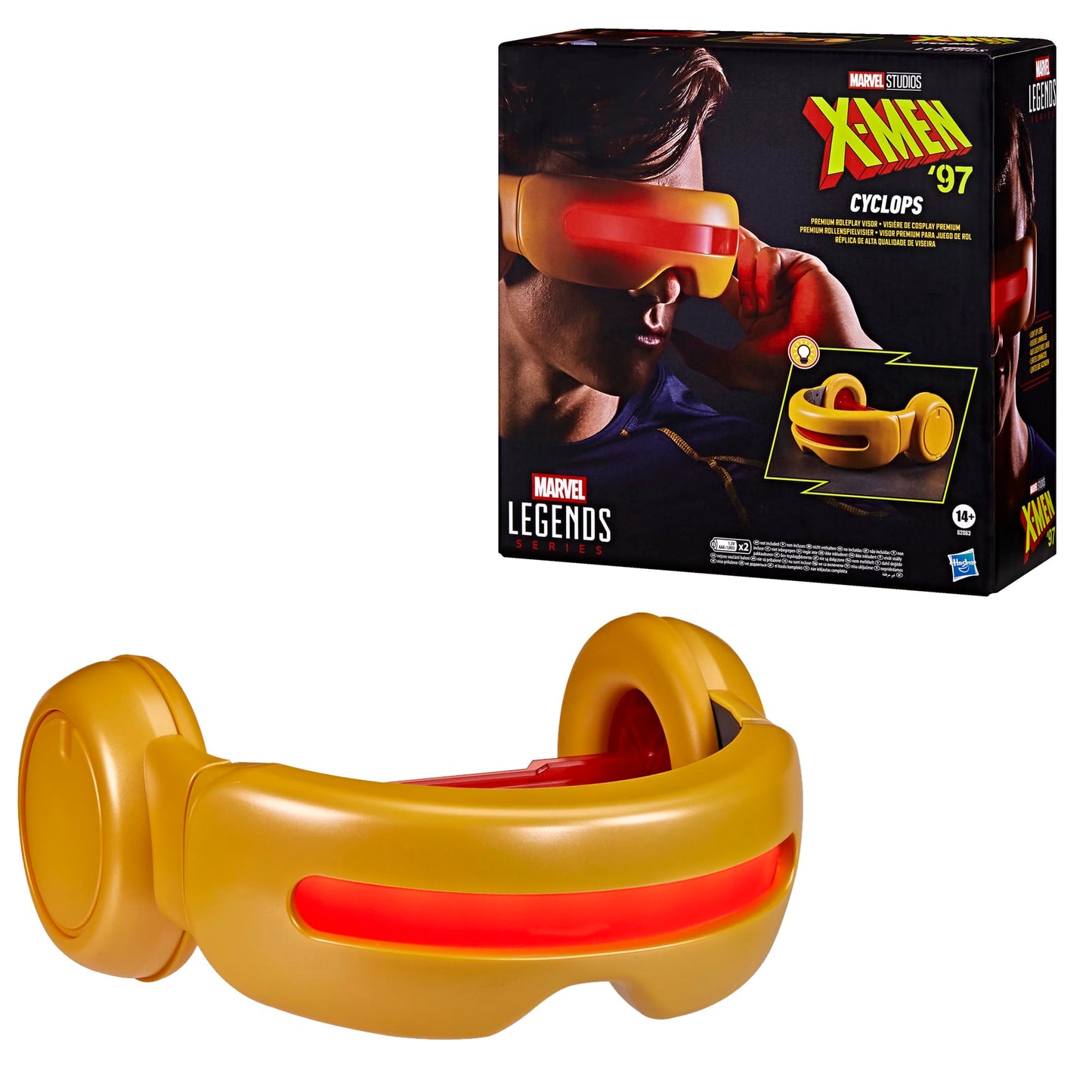 Marvel Legends Series X-Men ’97 Cyclops Premium Roleplay Visor, Animation Gear Collectibles for Adults