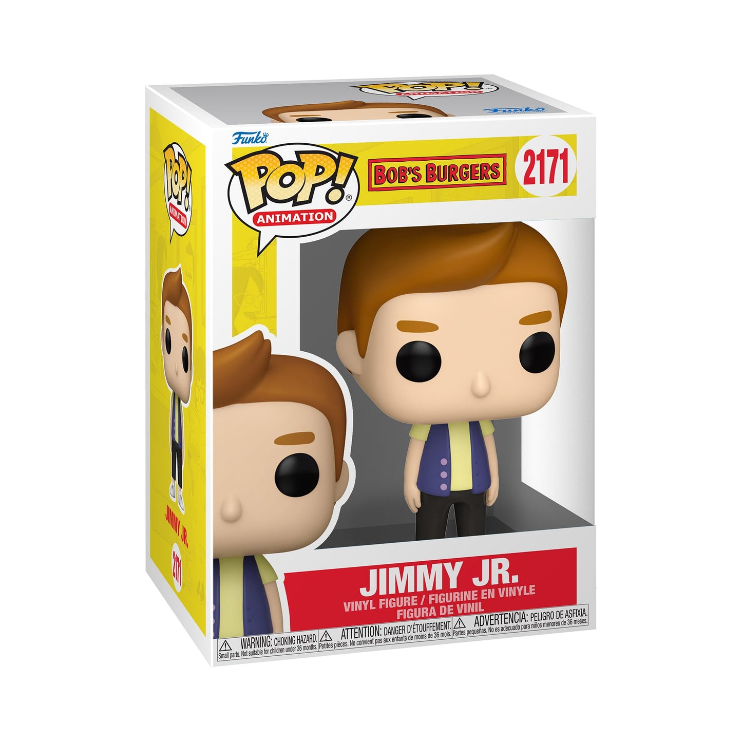 Funko Pop! TV: Bob's Burgers - Jimmy Jr. - Collectable Vinyl Figure - Gift Idea - Official Merchandise - Toys for Kids & Adults - Cartoon Fans - Model Figure for Collectors and Display