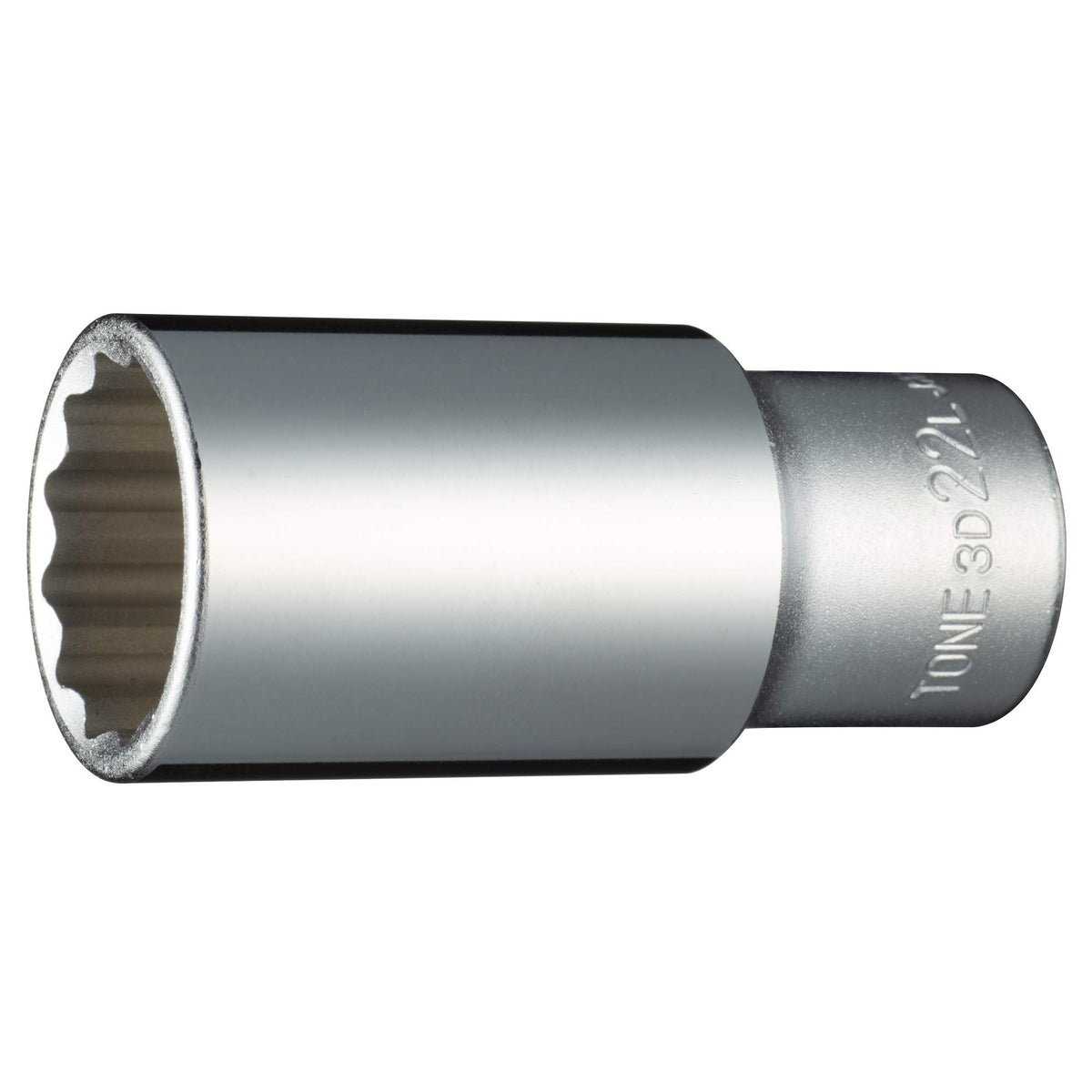 TONE 3/8" Drive 12 Point Metric Deep Sockets (3D-22L)