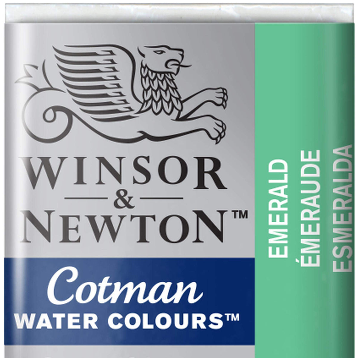 Winsor & Newton Cotman Watercolor Paint, Half Pan, Emerald