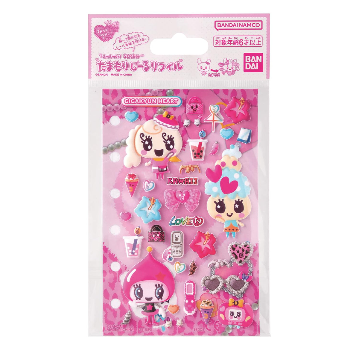 Bandai Tamagotchi Refill for Tamamorishiru Gigacuun Heart Set, for Ages 6 and Up