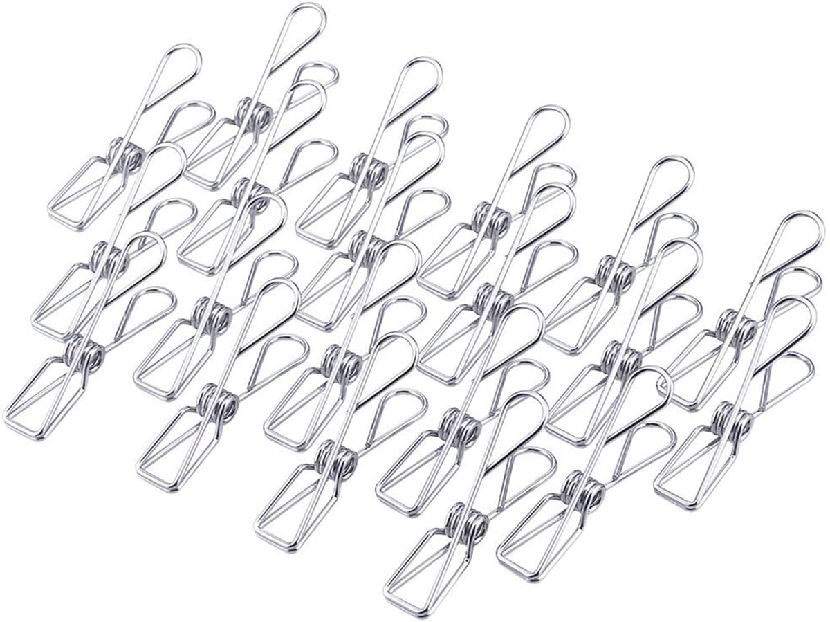 Shimomura Planning 34852 Clothespins Pinch Stainless Steel Set of 20 Room Drying, Rust Resistant
