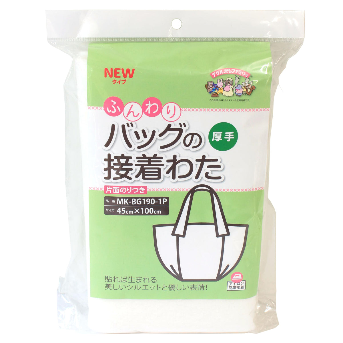 オルヌマン(Ornement) Adhesive Cotton, White