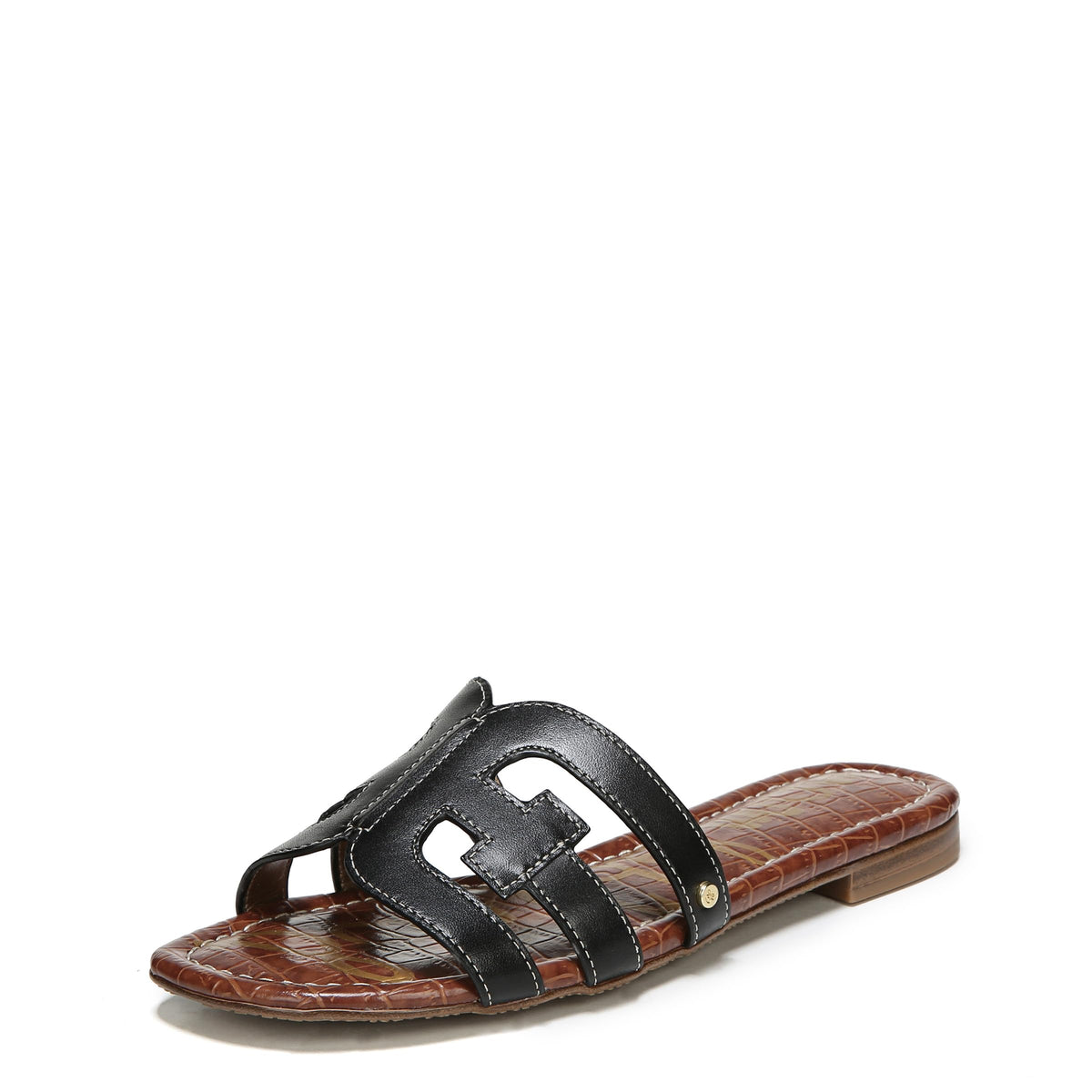 Sam Edelman Women’s Bay Classic Slide Sandal, Black,10.5 Medium US