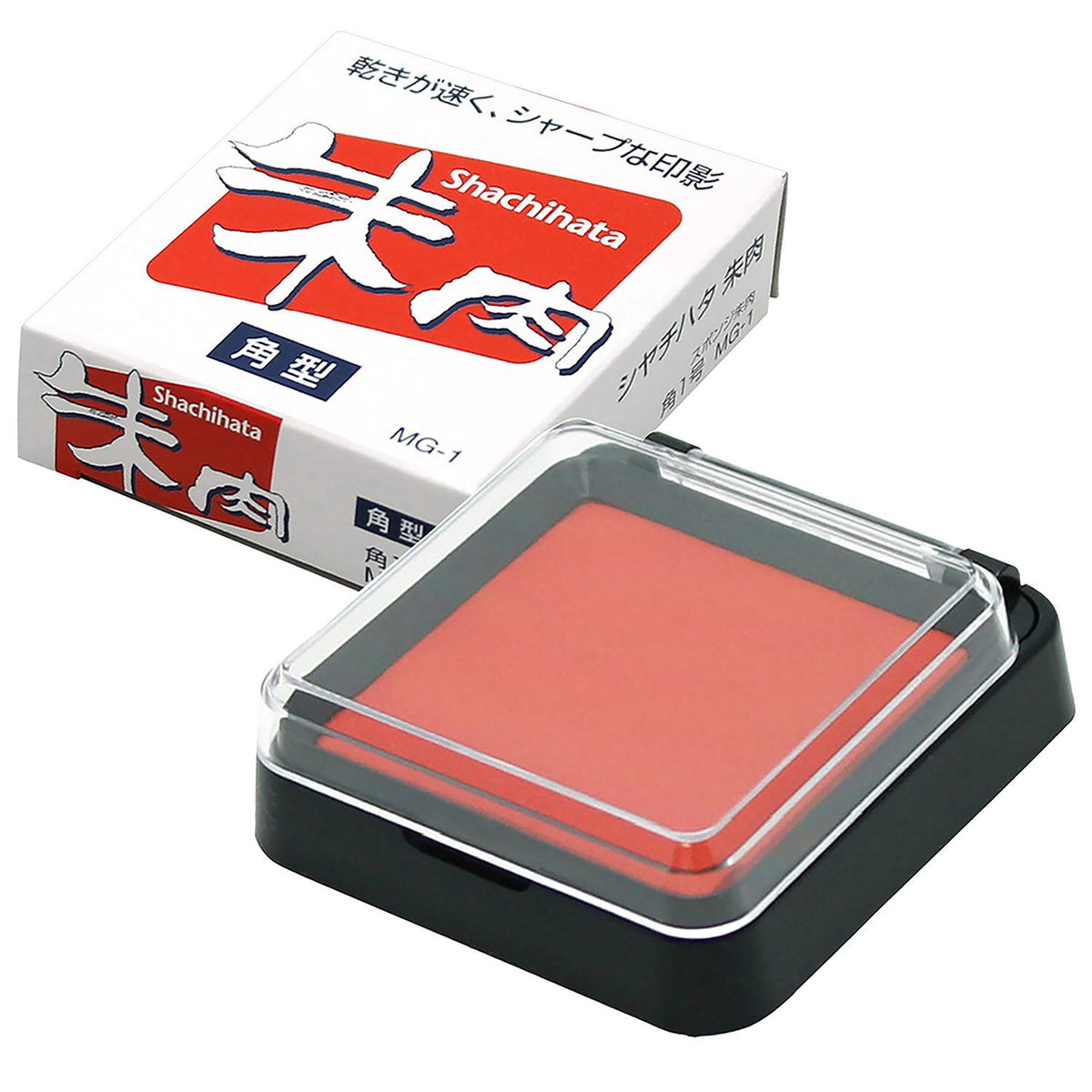 Shachihata vermilion Square No. 1 (japan import)