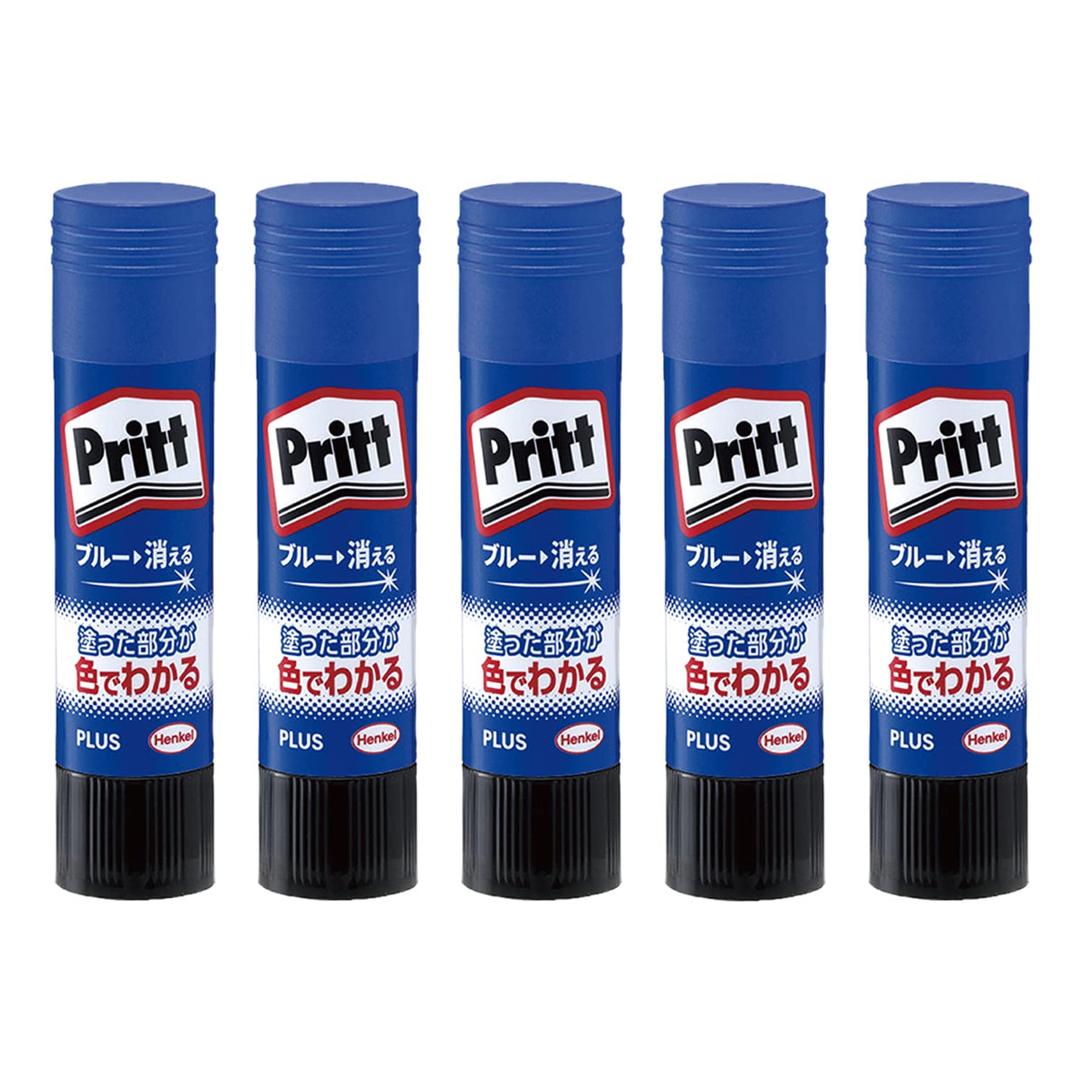 Plus Glue Stick Preit, Color Pit, Regular Size, 5 Pieces, 29-722 x 5