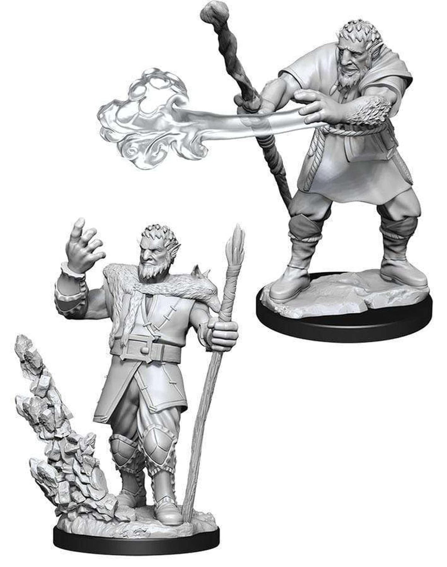 WizKids D&D Nolzurs Marvelous Upainted Miniatures: Wave 11: Male Firbolg Druid