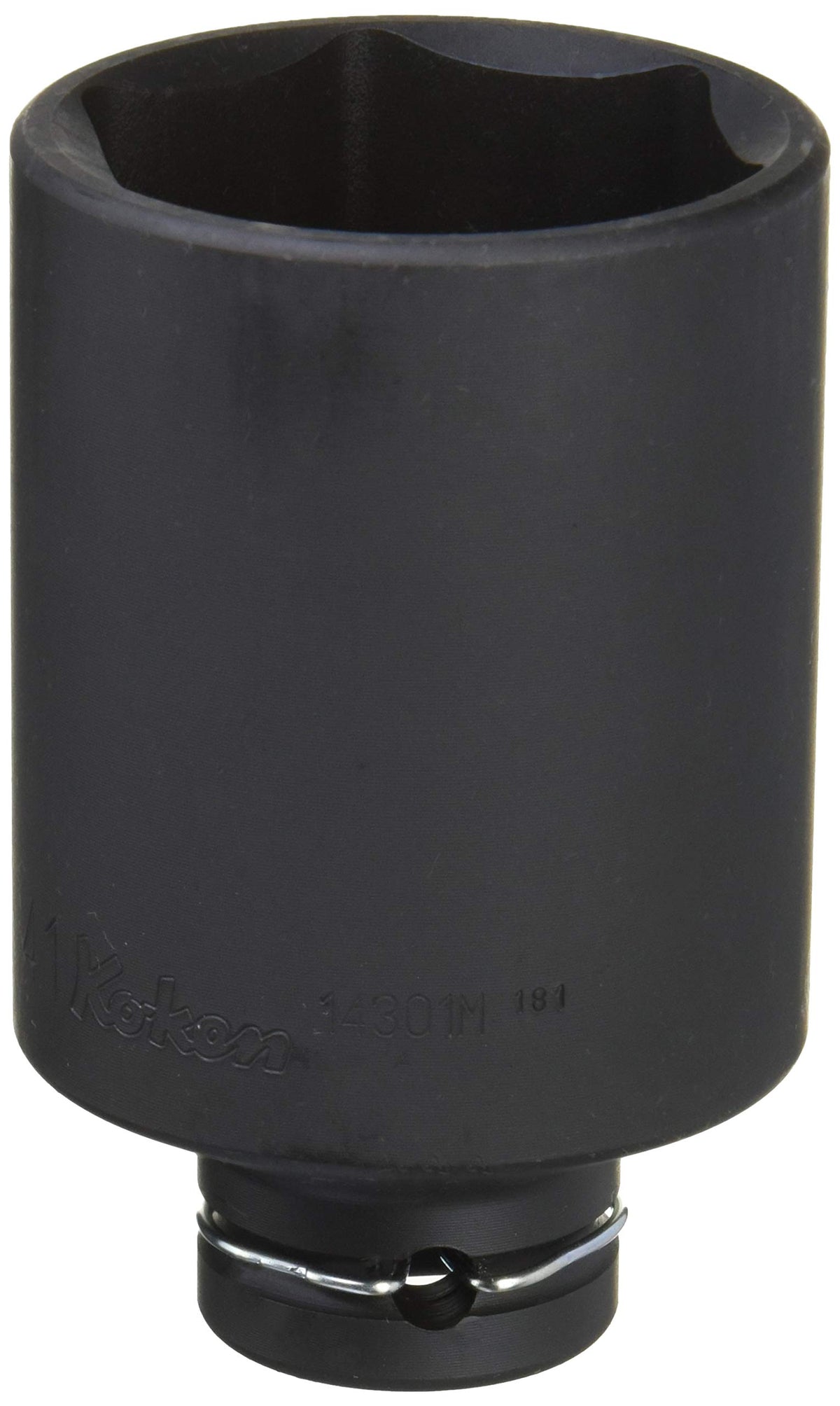 Ko-ken 14301M-41 1/2 Sq. Dr. Socket 41mm 6 point Length 85mm Thin walled