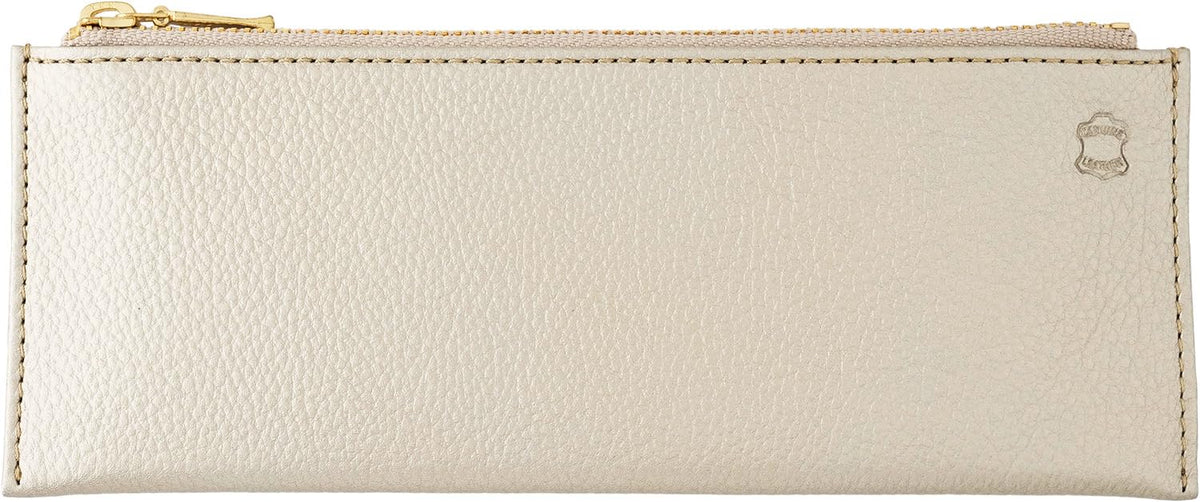 Slip-On OSL-1802 Pen Case, Flat Pen Case, OSL Leather, Slip-on Gold