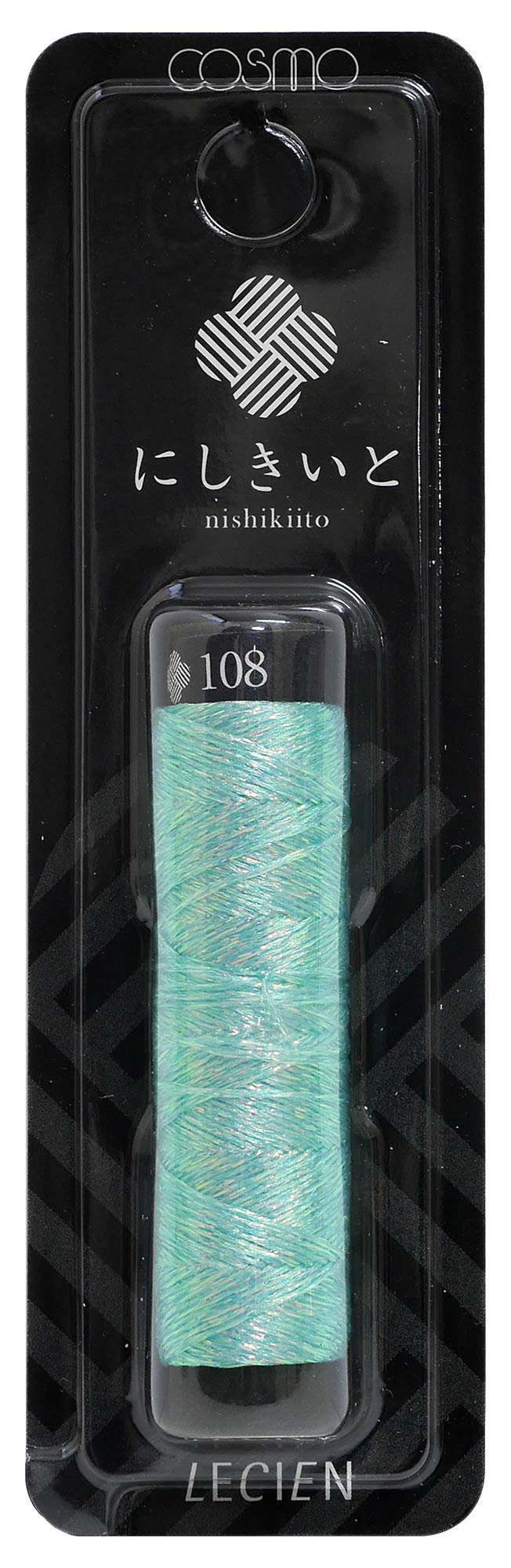 Cosmo Threshold Glitter Embroidered Yarn Iridescent 20 m Roll