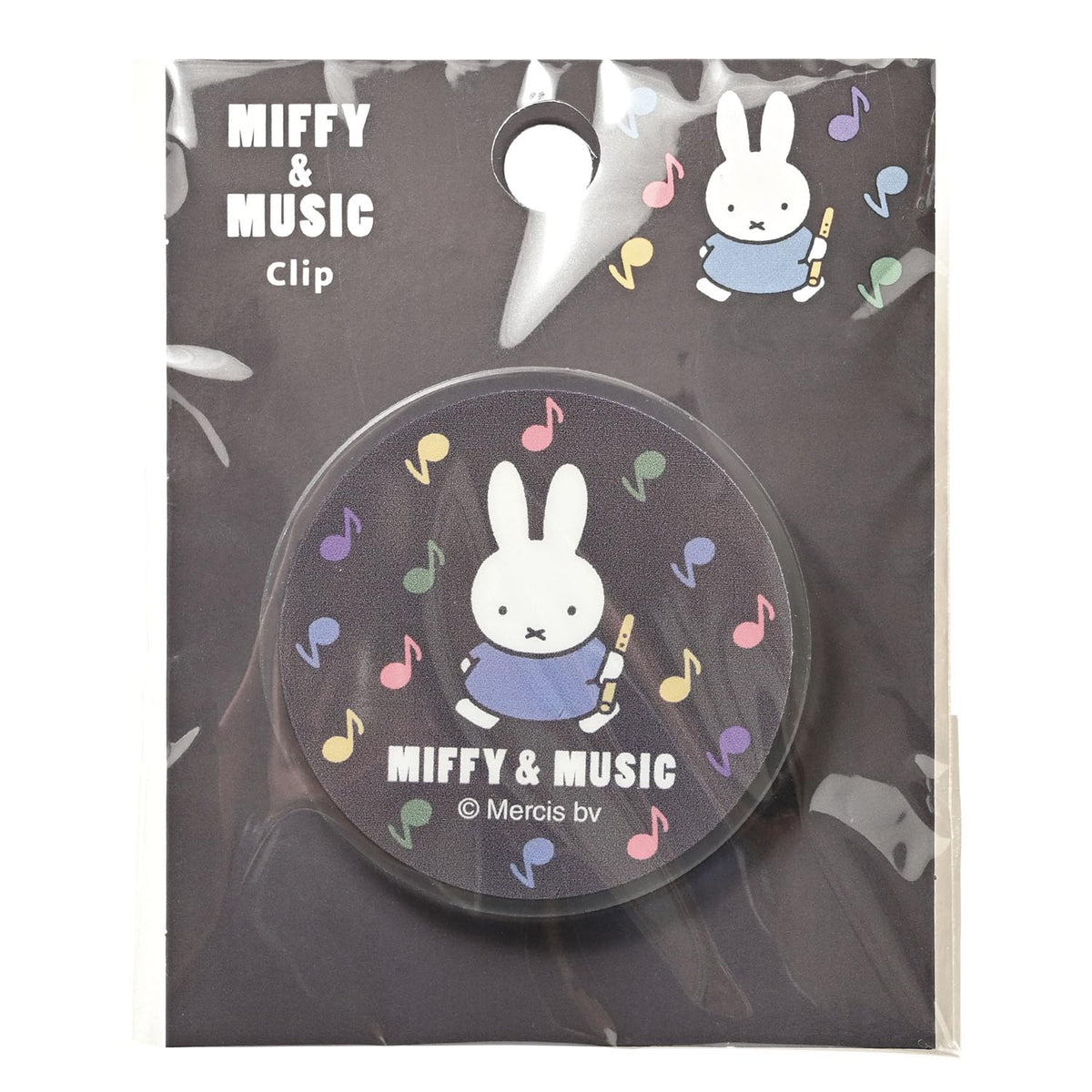 Kutsuwa Miffy Clip Miffy & Music Note MF928B