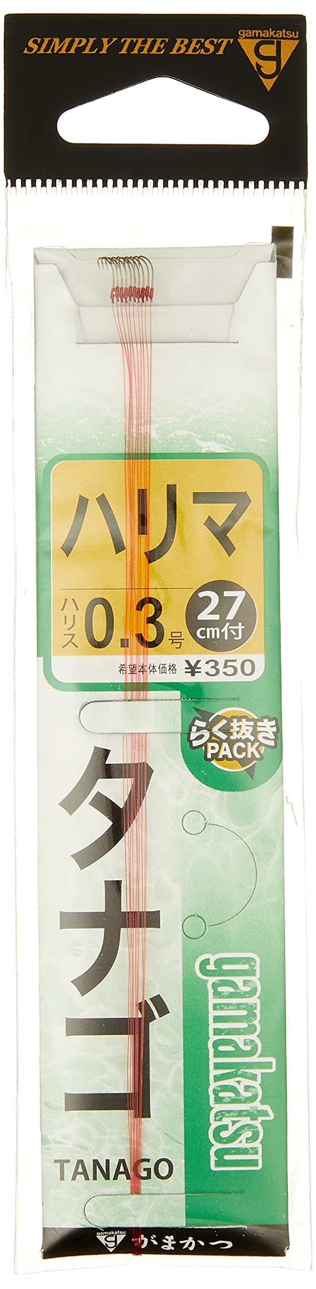Gamakatsu 10pc Brown Willow Fishing Hooks Size 0.3