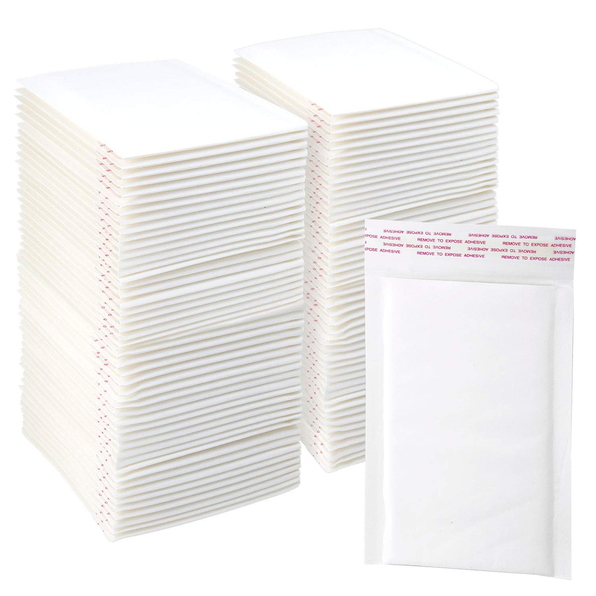 I S CEN-MD-100 Cushioned Envelopes, Accessory Size, White, 100 Pieces