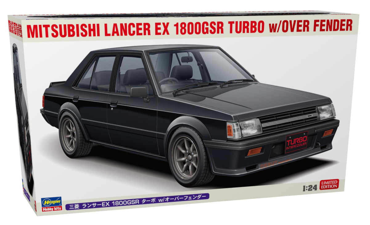 Hasegawa 620808-1/24 Mitsubishi Lancer EX 1800GSR Turbo - 1:24 Scale