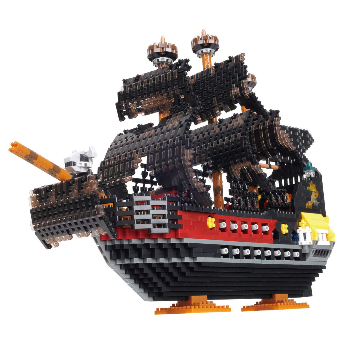 nanoblock - Pirate Ship DX, Pirates, Advanced Hobby Series Building Kit