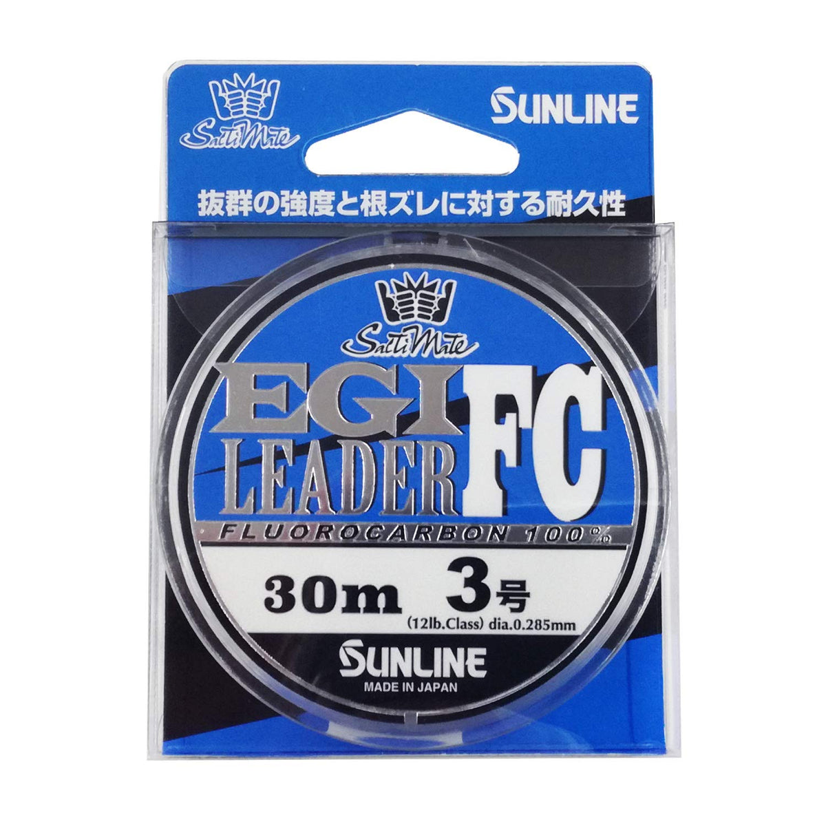 Sunline SaltiMate Squid Leader FC 98.4 ft (30 m) No. 3