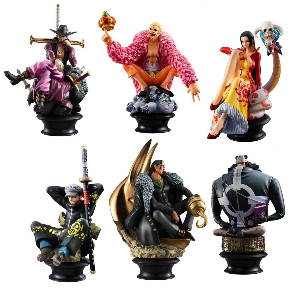 Megahouse ONE PIECE CHESS PIECE COLLECTION R Vol.3 Piece Chess Piece Collection R Vol.3 (1BOX, 6 pcs) figure
