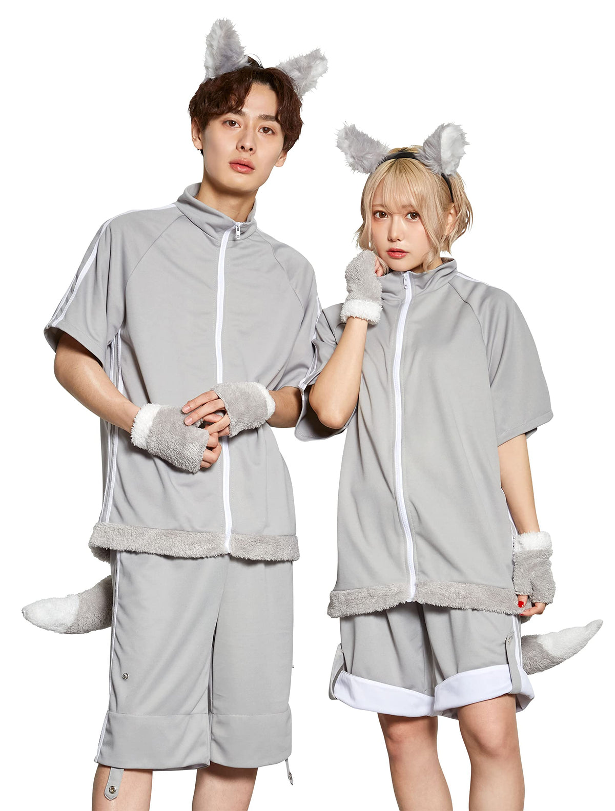 Clearstone Fangles Cosplay Okami Jersey Unisex Gray