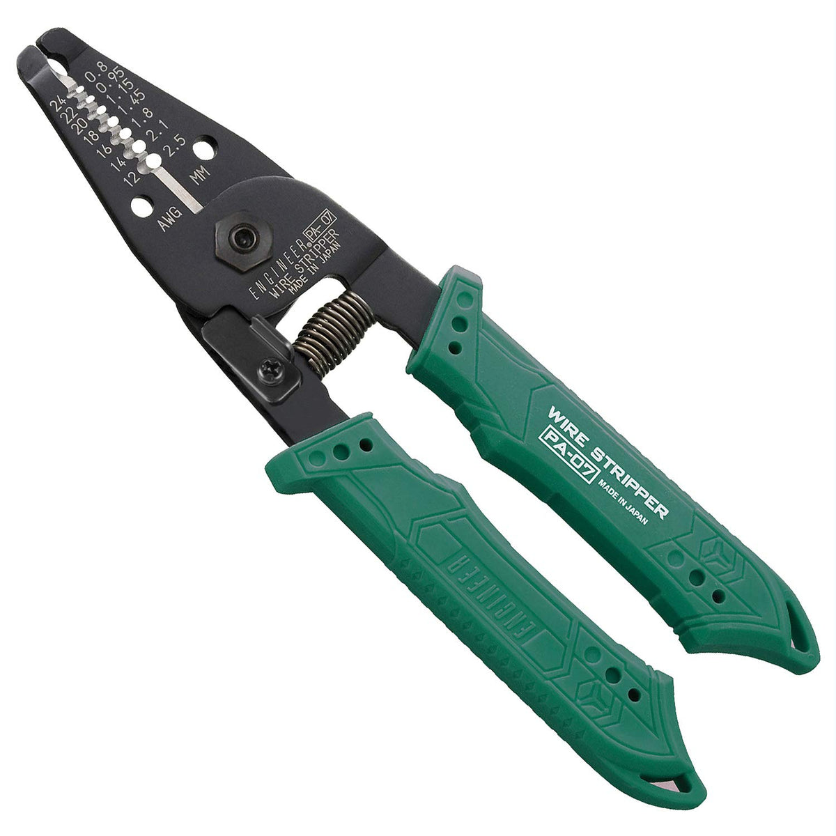 ENGINEER PA-07 Precision Wire Stripper For Thick Wires AWG 24-12